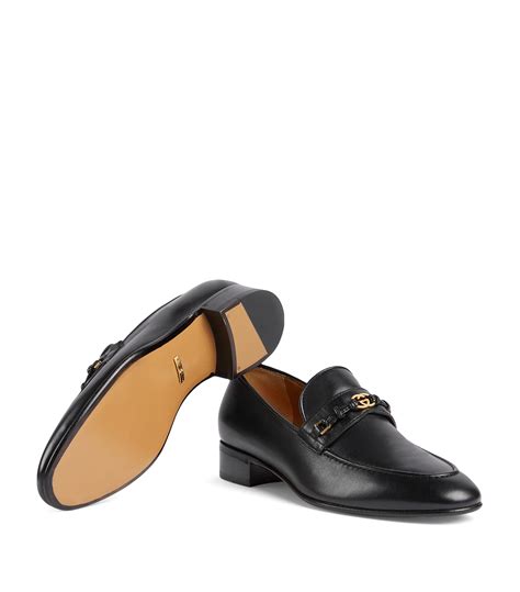 gucci interlocking shoes|interlocking g loafers.